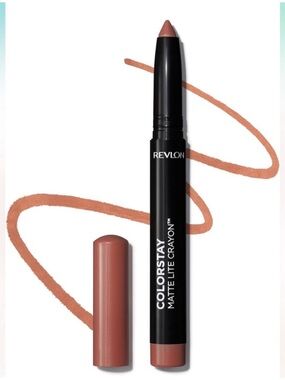 NEW-Revlon ColorStay Matte Lite Crayon Lipstick - Nude Pink